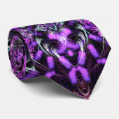 Krawatte für lila Fraktal (Gerollt)