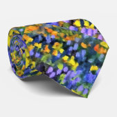Krawatte für Männer - Texas Bluebonnets & Poppies (Gerollt)