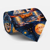 Krawatte für nautische Segelboote (Gerollt)