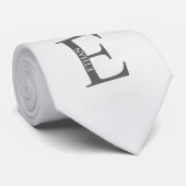 Krawatte für personalisierte Monogramm und Name (Gerollt)