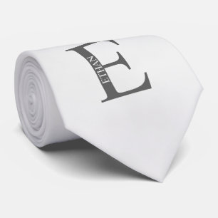 Krawatte für personalisierte Monogramm und Name