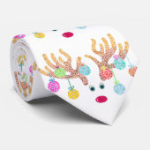 Krawatte für Rentiere und Ornamente (Gerollt)