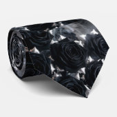 Krawatte für schwarze Rose (Gerollt)