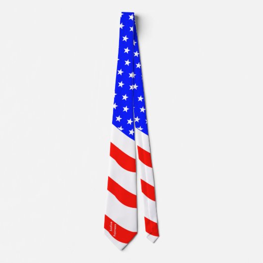 Krawatte für vertikale US Flagge (Vorderseite)