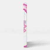 Krawatte gefärbt groovy funky Retro schwingend sch iPhone Hülle (Linke Seite)