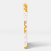 Krawatte gefärbt groovy funky Retro schwirl farbig iPhone Hülle (Linke Seite)