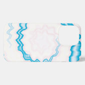 Krawatte gefärbt groovy funky Retro Swirbelfarben iPhone Hülle (Rückseite (Horizontal))