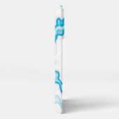 Krawatte gefärbt groovy funky Retro Swirbelfarben iPhone Hülle (Rechte Seite)