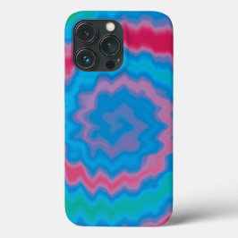 Krawatte gefärbt groovy funky Retro Swirl cool iPa Case-Mate iPhone Hülle