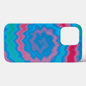 Krawatte gefärbt groovy funky Retro Swirl cool iPa Case-Mate iPhone Hülle (Rückseite (Horizontal))