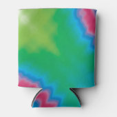 Krawatte gefärbt groovy funky Retro Swirt cool mod Dosenkühler (Vorderseite)