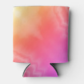 Krawatte gefärbt groovy funky Retro Swirt moderne Dosenkühler (Vorderseite)