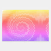 Krawatte gefärbt groovy funky Retrowirl cool Geschenkpapier Set (Vorderseite 3)