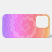 Krawatte gefärbt groovy funky Retrowirl cool iPhone Hülle (Rückseite (Horizontal))