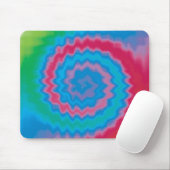 Krawatte gefärbt groovy funky Retrowirl cool Mousepad (Mit Mouse)