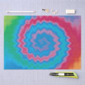 Krawatte gefärbt groovy funky Retrowirl cool Seidenpapier (Handwerk)