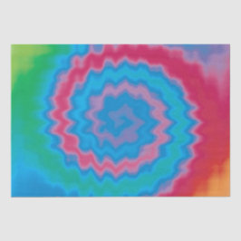 Krawatte gefärbt groovy funky Retrowirl cool Seidenpapier