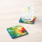 Krawatte gefärbte Zeit Untersetzer (Rechte Seite)