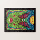 Krawatte gefärbtes "fliegender Augapfel-" Puzzle (Horizontal)