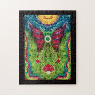 Krawatte gefärbtes "fliegender Augapfel-" Puzzle