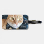 Krawatte Gepäckanhänger (Rückseite horizontal)