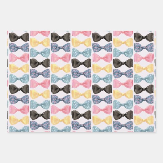 Krawatte Geschenkpapier Set (Vorderseite 3)