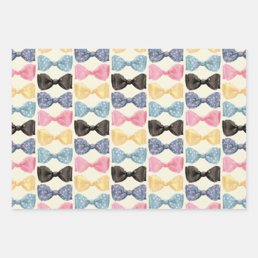 Krawatte Geschenkpapier Set (Vorderseite 2)