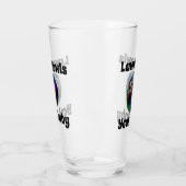 Krawatte getauchte Rasenschale, Bier-Glas Glas (Links)