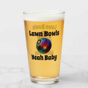 Krawatte getauchte Rasenschale, Bier-Glas Glas