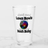 Krawatte getauchte Rasenschale, Bier-Glas Glas (Vorderseite)