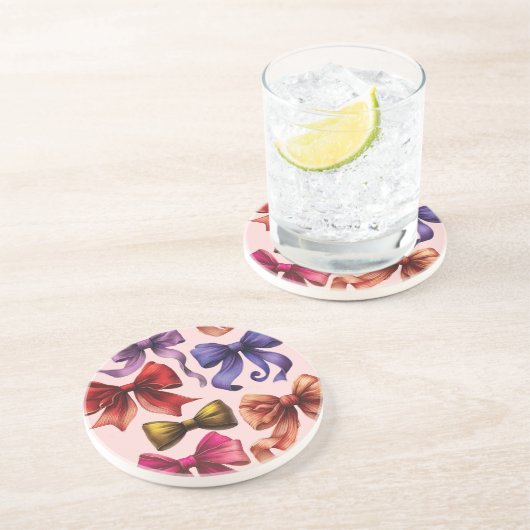 Krawatte Getränkeuntersetzer (Seite)