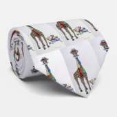 Krawatte, Giraffe mit Krawatten (Gerollt)