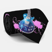 Krawatte, Gitarre, Rock-and-Roll Krawatte (Gerollt)