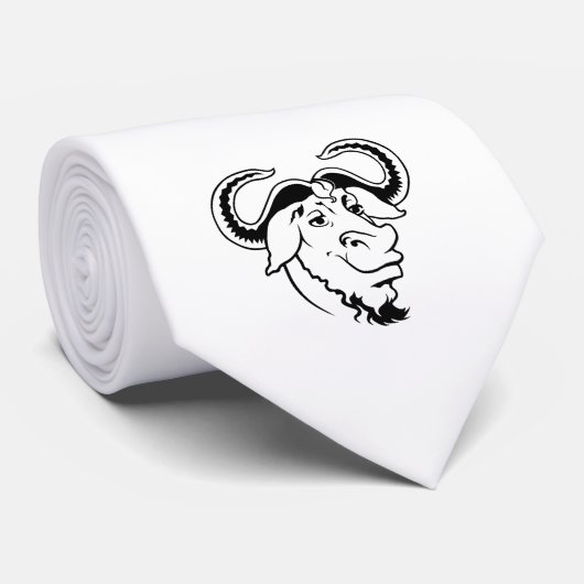 Krawatte GNU (Gerollt)