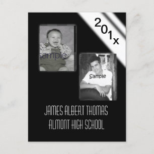 Krawatte Grad Card Ankündigungspostkarte