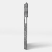 Krawatte grau gefärbt Groovy funky Retro Swirt Vin iPhone Hülle (Rechte Seite)