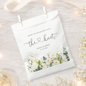 Krawatte | Greenery Floral Wedding Danke F Geschenktütchen (Ausgeschnitten)