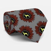 Krawatte Greyhound Sunflower (Gerollt)
