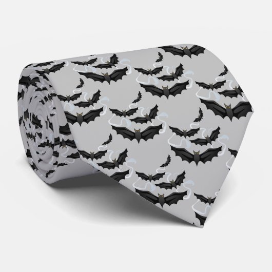 Krawatte-Halloween-Fledermäuse Krawatte (Gerollt)