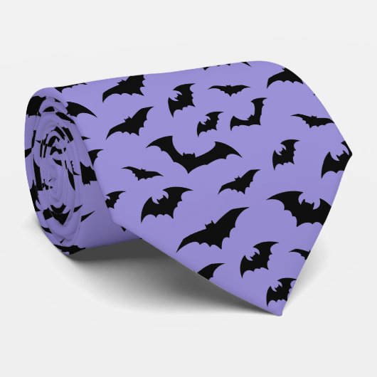 Krawatte-Halloween-Fledermäuse Krawatte (Gerollt)