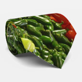 Krawatte, heiße Chilis, Chili Paprikaschoten Krawatte (Gerollt)