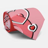 Krawatte - Herz-Herz-Herzen (Gerollt)