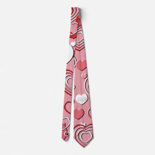 Krawatte - Herz-Herz-Herzen (Rückseite)