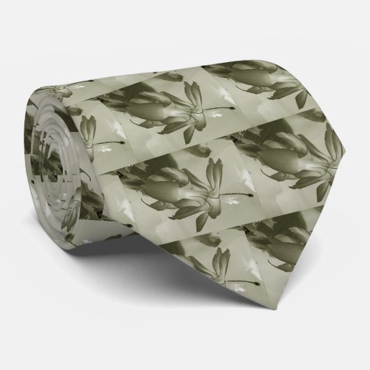 Krawatte Holiday Cactus - Army (Gerollt)