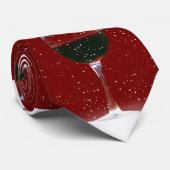 Krawatte Holiday Wein (Gerollt)