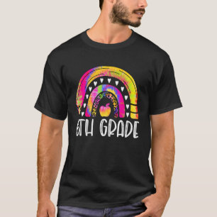 Krawatte im Regenbogen-Löwen-Tie-Dye-Stil für Lehr T-Shirt