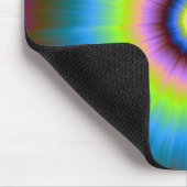 Krawatte in blau-rosa-gelben Mousepad (Ecke)