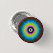 Krawatte in blau-rosa gelber Farbe Button (Vorne & Hinten)