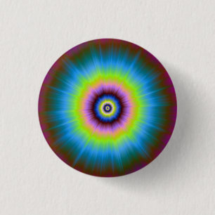 Krawatte in blau-rosa gelber Farbe Button