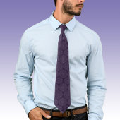 Krawatte-in-Purpura-Muster waren Refraktion Krawatte